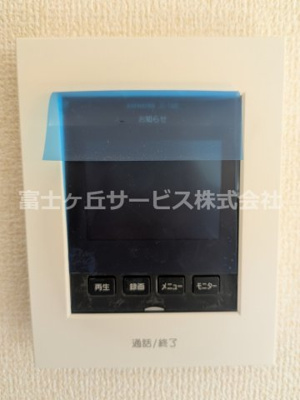 【セキュリティ】 | 富士宮市宮原 5期 新築一戸建て 1号棟 | TVモニター付きインターフォンです