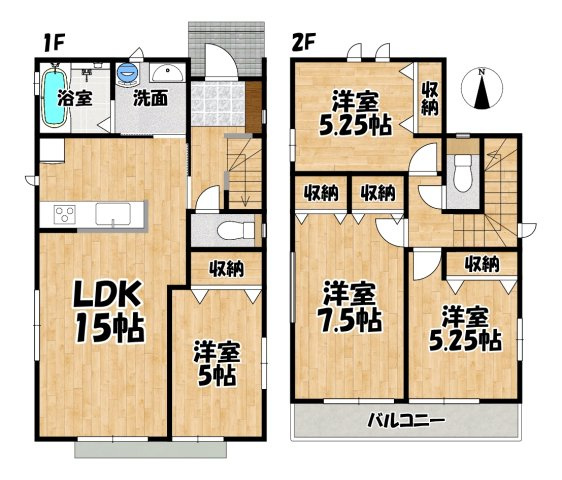 多賀城市新田17番の間取り