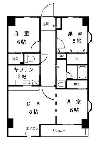 【間取り】 | ディクレ平井 | 間取り