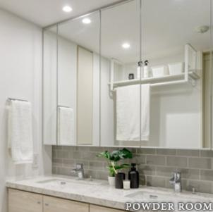 【洗面所】 | ザ・パークハビオSOHO祐天寺