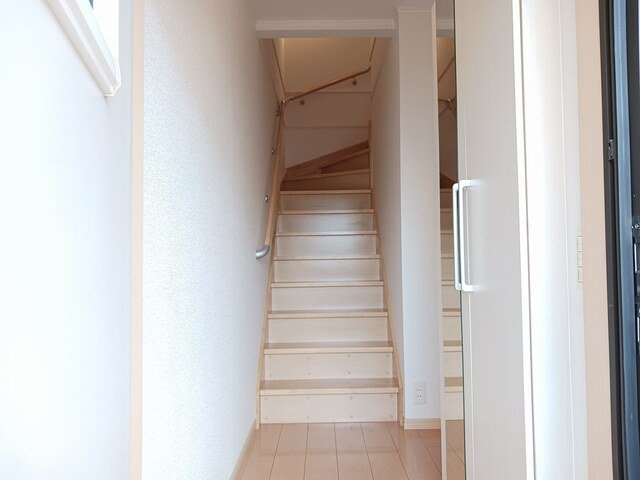 リヴァンスＢの玄関|収納もある玄関です