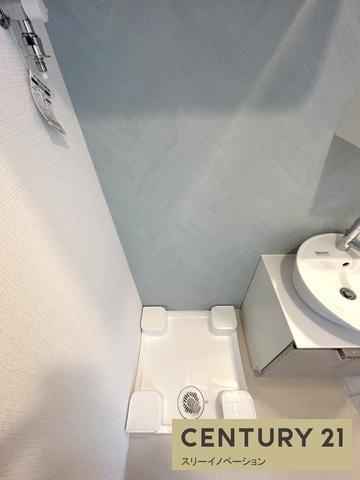 エスリード大阪リブレの洗面所|洗濯パン