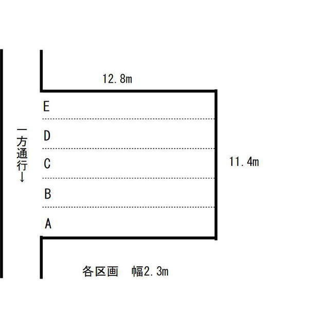 岐阜市若宮町２丁目の駐車場の間取り