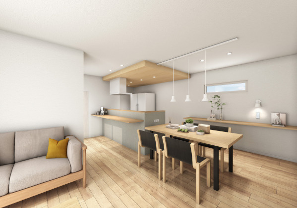 加賀野井2丁目　新築戸建　の完成予想図|3LDK+WIC  建物面積　84.46㎡　（約25.55坪）