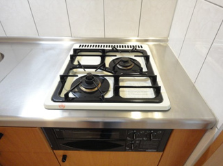 【キッチン】 | ＡＵＴＨＯＲ千草　Ⅱ | ガスコンロ