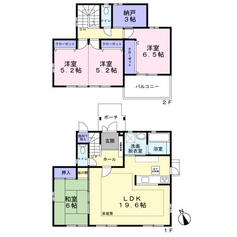 【間取り】 | 愛知県小牧市堀の内５丁目230-2
