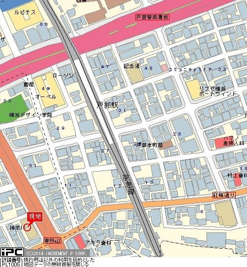 モンテベルデ横浜中央の地図