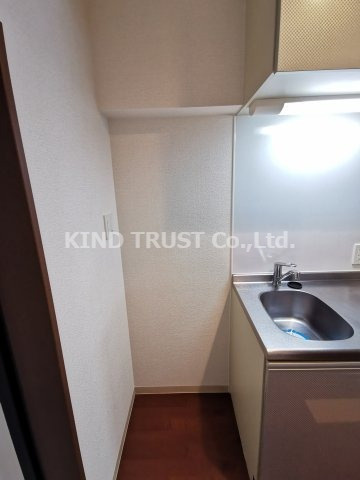 SERENiTE天六西のキッチン|コンパクトなキッチンで掃除もラクラク