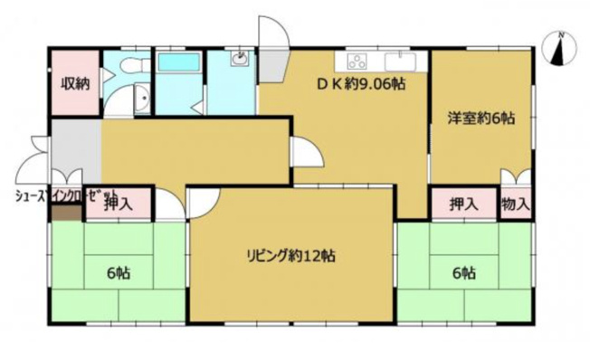 【間取り】 | 比企郡吉見町大字松崎　中古戸建