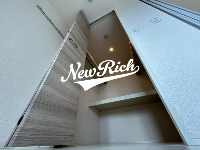 高崎市矢中町のアパートの収納