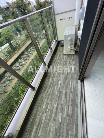 川崎市多摩区宿河原３丁目の賃貸マンションのバルコニー|★お部屋探しはオールマイト不動産までご相談下さい♪