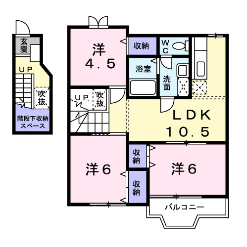 Ｋ・レジデンスⅠの間取り