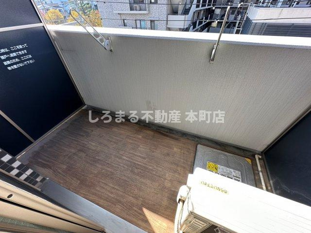 レオンコンフォート大阪ドームシティのバルコニー