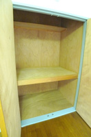 たっぷりとした収納スペースです