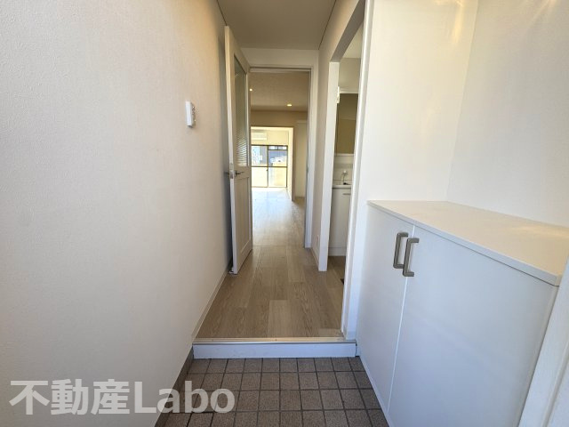 徳島市中洲町３丁目の賃貸マンションの玄関