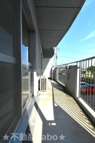 リベール川内のバルコニー