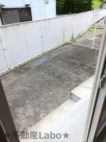 フォレストヴィラAのバルコニー