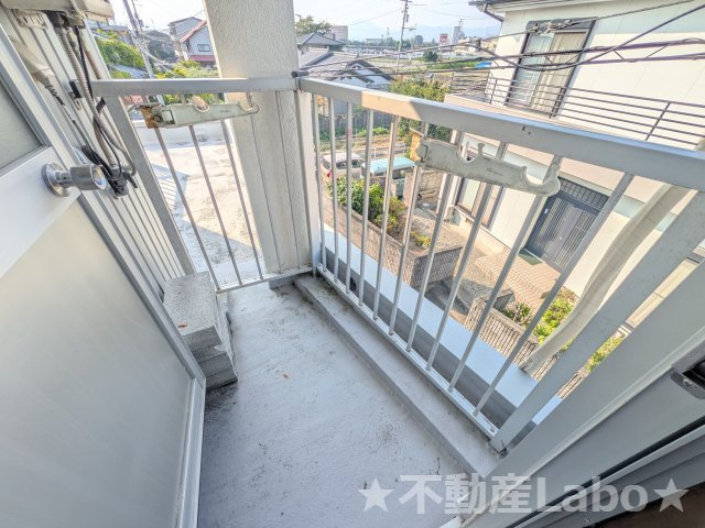 サンハイツのバルコニー