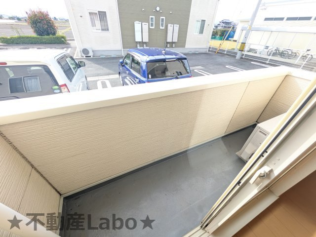 グリーンハイツ古城Aのバルコニー