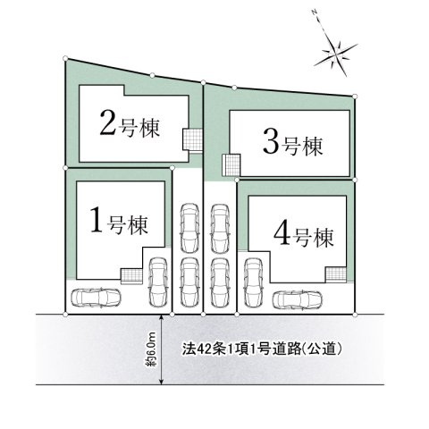 【区画図】 | ご家族様のプライベート空間が確保できる素敵な間取りです。また敷地ゆったりですので、おうち時間を楽しむのにもぴったりですね♪
