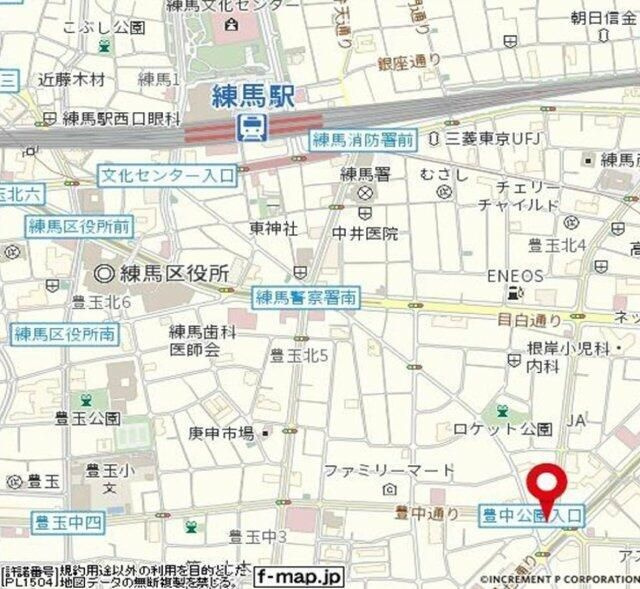 ルーブル練馬弐番館の地図