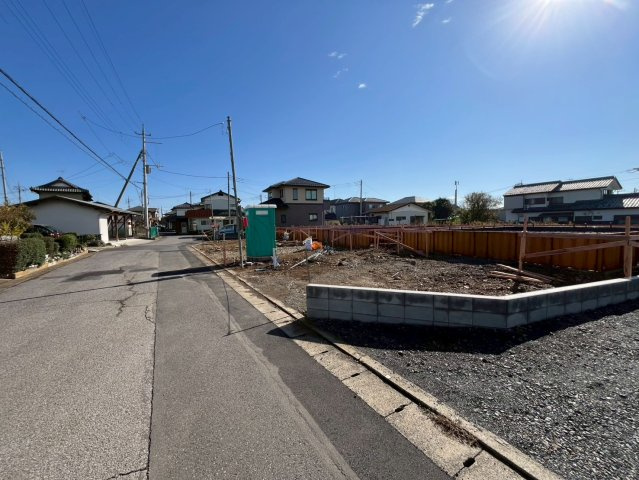 【Cradle Garden】　栃木市大平町西野田　第４　全4邸の前面道路含む現地写真|〇前面道路〇
北側6m
閑静な住宅街です。
2025年11月撮影