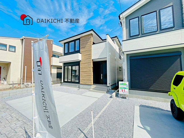 【外観】 | 桶川市泉6期　KEIAI GRACE　新築戸建　全3棟　1号棟
