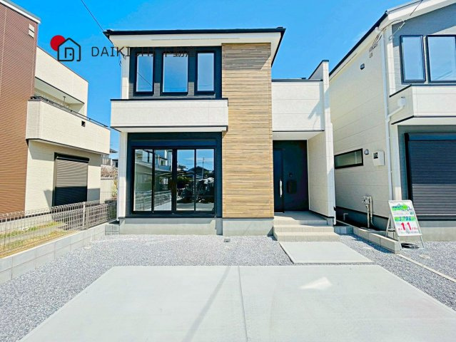 【外観】 | 桶川市泉6期　KEIAI GRACE　新築戸建　全3棟　1号棟