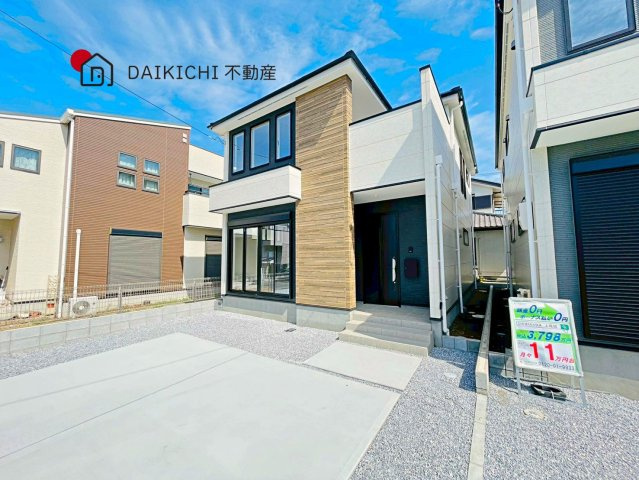 【外観】 | 桶川市泉6期　KEIAI GRACE　新築戸建　全3棟　1号棟