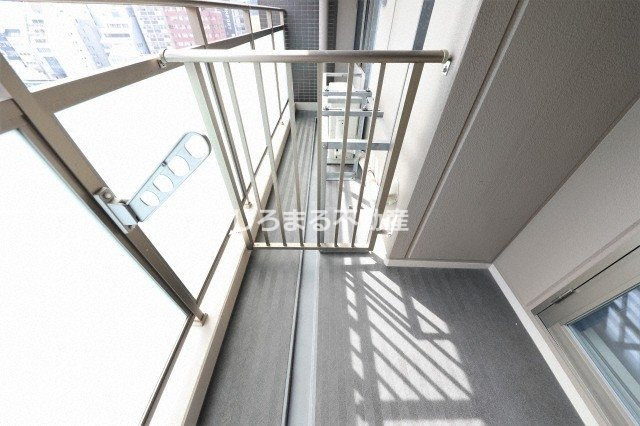 パークタワー北浜のバルコニー