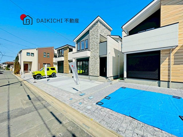 【前面道路含む現地写真】 | 桶川市泉6期　KEIAI GRACE　新築戸建　全3棟　2号棟