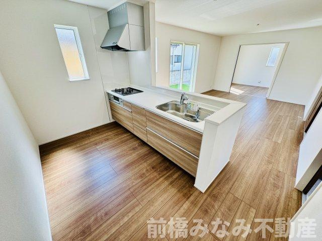 前橋市石倉町三丁目　限定1棟　ハートフルタウン　新築建売のキッチン|キッチンです