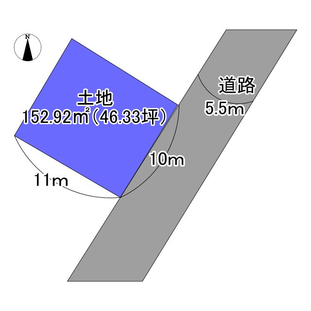 売中古戸建　静岡市葵区東1丁目の区画図