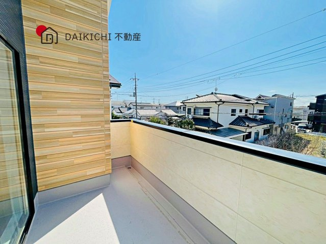 【バルコニー】 | 桶川市泉6期　KEIAI GRACE　新築戸建　全3棟　3号棟