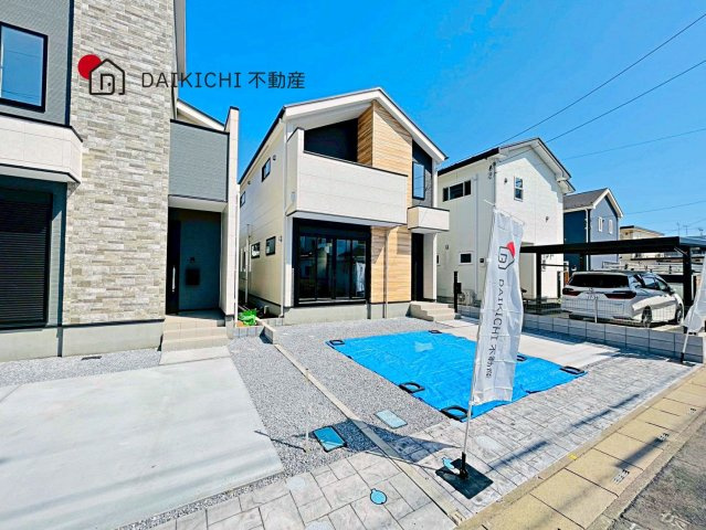 【前面道路含む現地写真】 | 桶川市泉6期　KEIAI GRACE　新築戸建　全3棟　3号棟