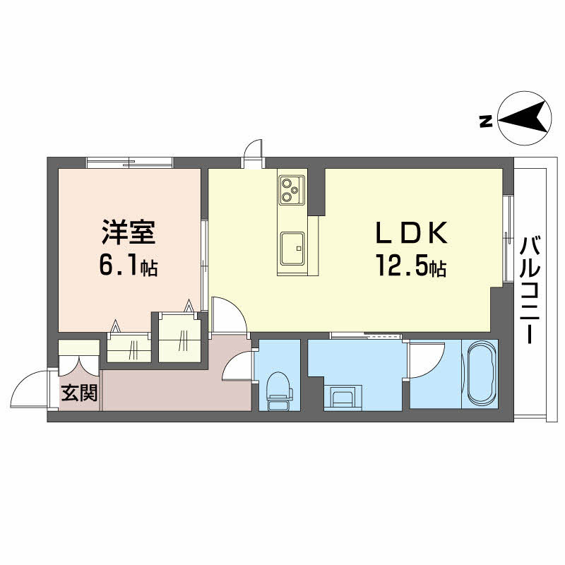 シャーメゾン雅の間取り