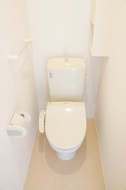 ミルトヴィレッジⅠのトイレ|ゆったりとした空間のトイレです