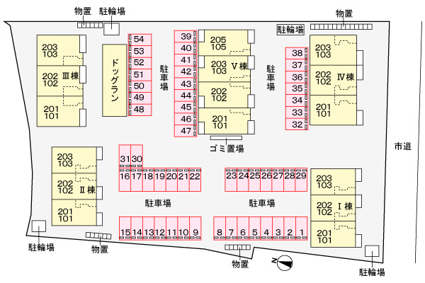 ＳＴＡＲＲＹ　ＮＯＯＮ　Ⅱ（スターリーヌーン）の区画図