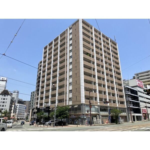熊本市中央区辛島町の賃貸マンションの外観