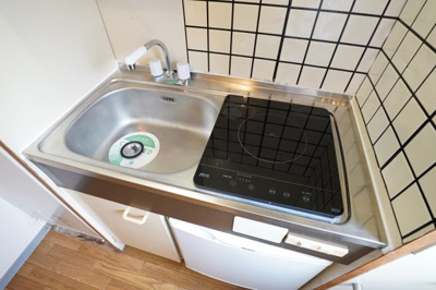 【キッチン】 | ピアレス上池袋 | 1口IHコンロ