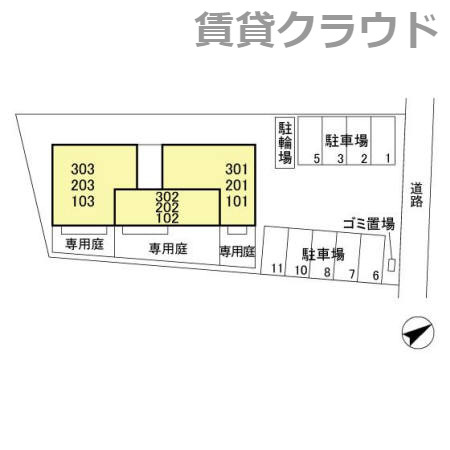 Holy Landsの区画図