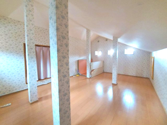 売中古戸建　静岡市葵区松富３丁目の収納|広々とした収納に便利な小屋裏収納があります。