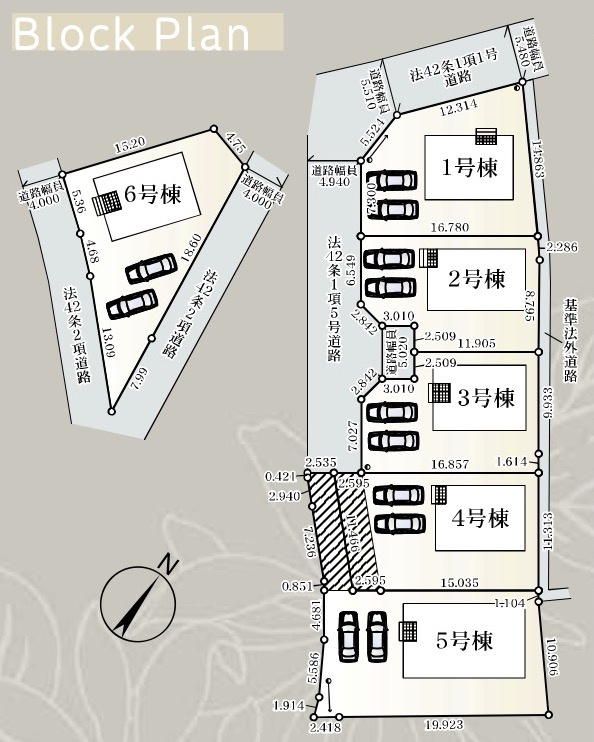 千曲市中第１の区画図