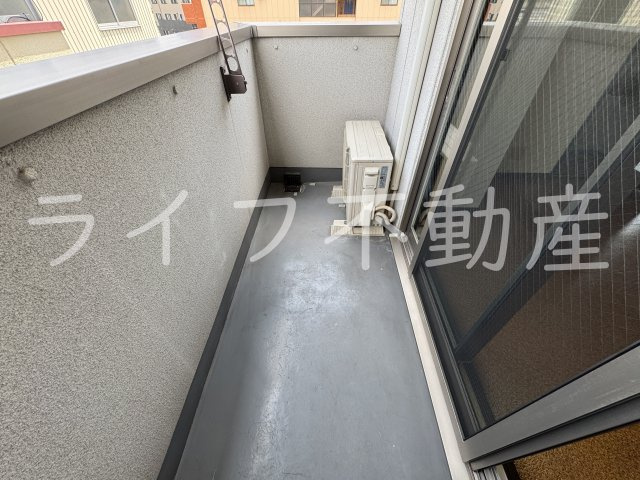 第7美和マンションのバルコニー|広々としたバルコニーです