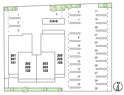 【区画図】 | ベレオガーデンズｇｒａｃｅ