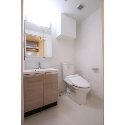 【洗面所】 | LEXE赤羽 | 広い洗面スペース