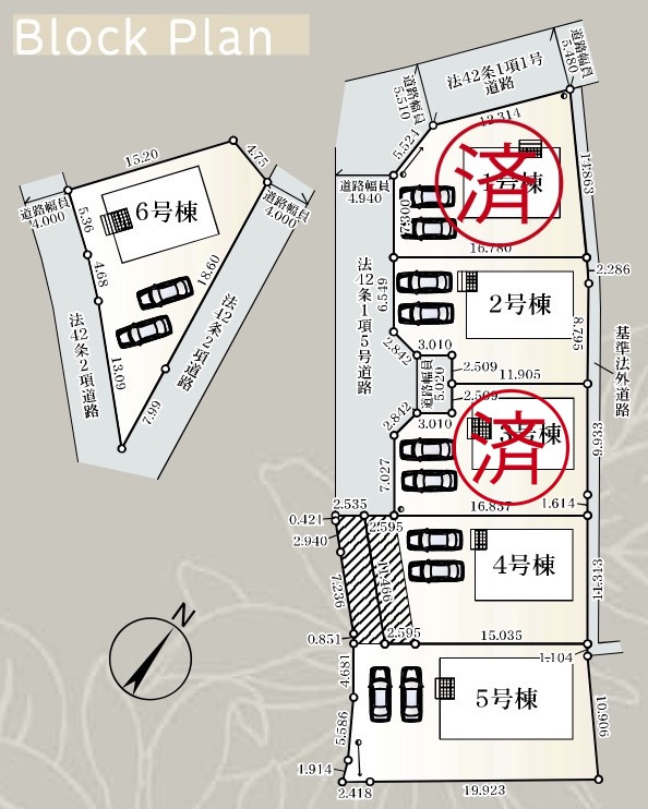 耐震等級３！ご成約プレゼント対象物件！の区画図|仕様のご確認やローンのご相談は＜Tel 026-477-7419＞まで♪