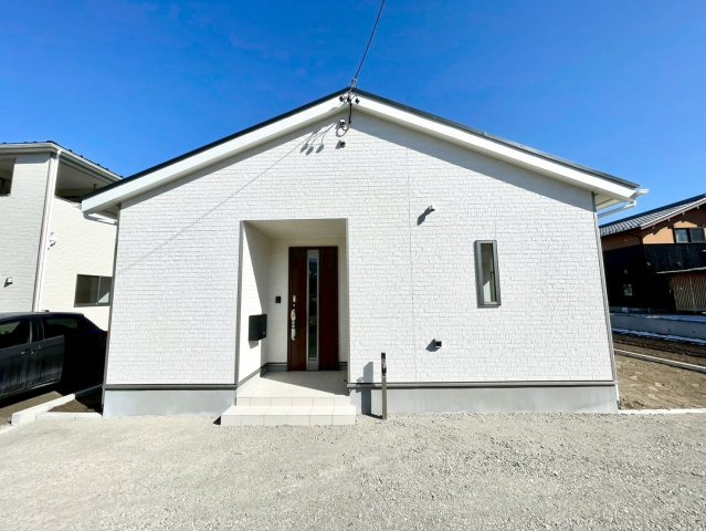 耐震等級３！ご成約プレゼント対象物件！の外観|完成済み物件！いつでも見学可能です♪お問合せは＜Tel 026-477-7419＞まで♪　５号棟