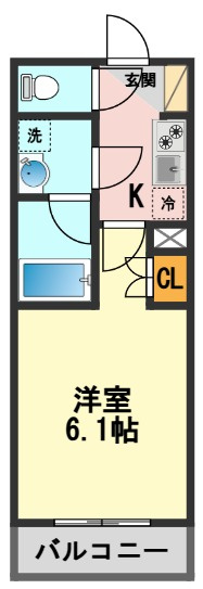 ブライズ高砂 の間取り