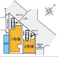 さいたま市大宮区天沼町　15期　新築一戸建て　ケイアイグレース　02の区画図|2号棟